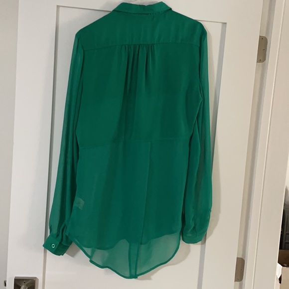 Free people green long sleeve button up - Picture 2 of 6